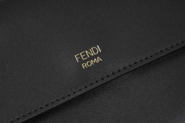 FENDI フェンディ イタリア製 チェーンショルダー付き ロゴ装飾 